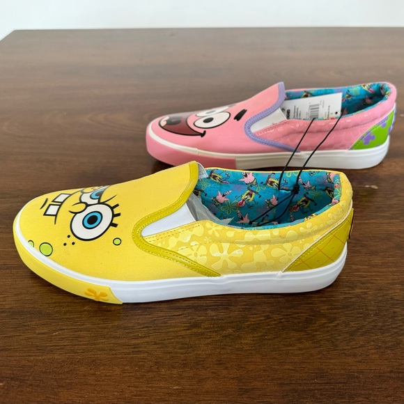 NWT women’s SpongeBob slip on shoes - Picture 4 of 6